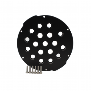 Aluminum End Cap with 18 Holes (4" Series)