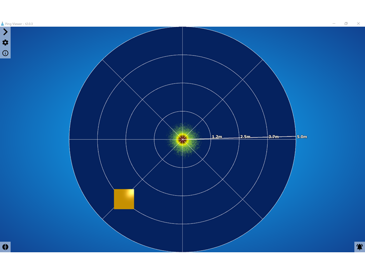 Polar scan as shown on a viewer