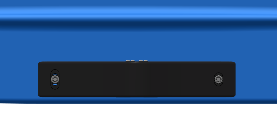 Ping mount parallel with the bottom of the boat.