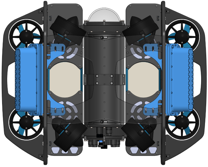 Side facing mounting locations.